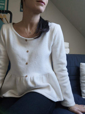 Pull Charline polaire rose poudré