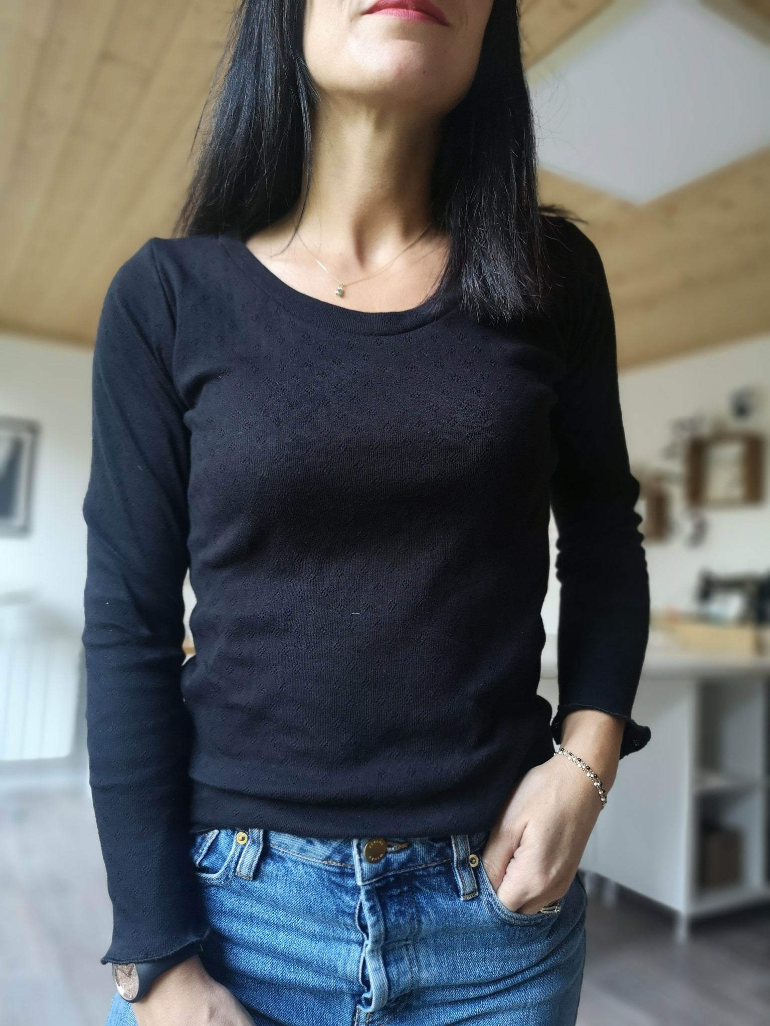 Tee-shirt Méline noir